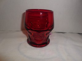 Cambridge Glass Ruby Red Georgian 4&quot;  Flat tumbler/glass (Honeycomb) - £7.90 GBP