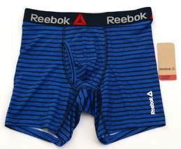 Reebok Performance Blue Stripe Stretch Boxer Brief Underwear  Men&#39;s NWT - $18.74