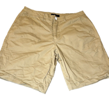 Aeropostale Shorts Khaki Tan Mens Size 32 Casual Work Beach Flat Front Chino - £8.72 GBP