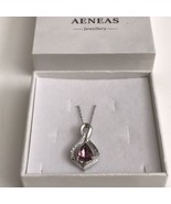 Infinity February Birthstone CZ Pendant Necklace for Women 925 Sterling ... - $52.87