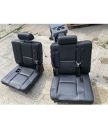07-14 Tahoe Suburban Yukon Black Leather 3rd Third Row Rear Split Bench ... - €366,60 EUR