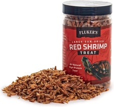Flukers Sun-Dried Large Red Shrimp Treat 2.5 oz - £17.54 GBP