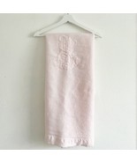 Vintage Quiltex Baby Blanket Pink Nylon Satin Trim Teddy Bear Acrylic US... - £15.71 GBP