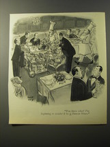 1953 Cartoon by Robert Day - I&#39;m beginning to wonder if he is Duncan Hines - £14.48 GBP