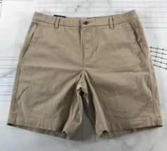 Chaps Shorts Mens 36 Inseam 9 Beige Above Knee Pockets Cotton Blend Stretch - $14.84
