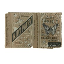 1870s Cigarette Airy Fairy Tobacco Paper Label Pack Wrapper Sun Cured H.... - $87.46