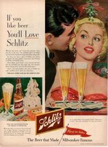 Schlitz Light Beer Advertising Metal  Sign 8x12in Vintage Mancave Man Ca... - $32.66