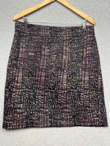 Ann Taylor Mini Tweed Skirt Womens 10 Office Work Classy Modern Chic MCM - £28.43 GBP