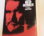 The Hunt For Red October VHS Tape Sean Connery Alec Baldwin S1A - $6.92