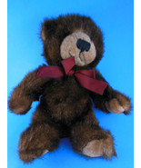 Russ Berrie Mink Brown Colored Teddy Bear Brandwell  10&quot; Vintage - £7.81 GBP