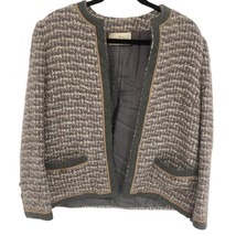  Abe Schrader Vintage Women’s Wool Blend Tweed Jacket Blazer USA Sz 16 - $23.74