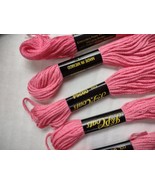 J and P Coats Pink Beige Embroidery Floss Cross Stitch Thread Variety Co... - £11.75 GBP