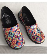 Womens Boho Colorful Bright Fun Work Shoes Non Skid Slip On Easy Street ... - £43.07 GBP