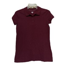 Old Navy Youth Girls Wine School Uniform Pique Polo Shirt Size XL 14 New - £6.04 GBP