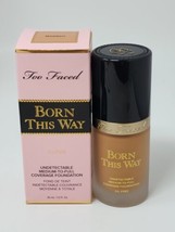 New Authentic Too Faced Born This Way Oil Free Foundation 1 oz / 30 ml Golden - £22.70 GBP