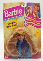 Mattel 1995 Barbie Magic Change Hair 68311 Curly Auburn Brown Hair Exten... - $17.81