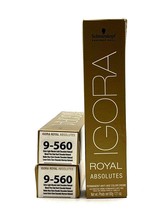 Schwarzkopf Igora Permanent  Color Extra Light Blonde Gold Chocolate 2.1oz-2 Pac - £15.42 GBP