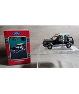 Vintage Enesco 1996 Black Ford Explorer with Santa Hanging Christmas Orn... - £13.18 GBP