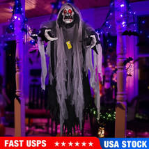 5.7Ft Halloween Decorations Hanging Ghost Scary Prop Skull Outdoor Indoor Large - £52.19 GBP