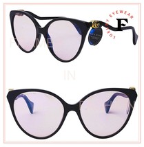 GUCCI 1011 Black Wave Photochromic Blue Light 005 Sunglasses GG1011S Authentic - £297.68 GBP