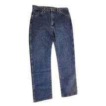 Wrangler 13MWZZGK Cowboy Cut Original Fit Jeans 33x32 High-rise Stonewash Denim - £26.60 GBP