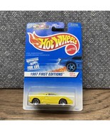 Hot Wheels 1997 First Edition 25th Anniversary Lamborghini Countach in Y... - $6.93