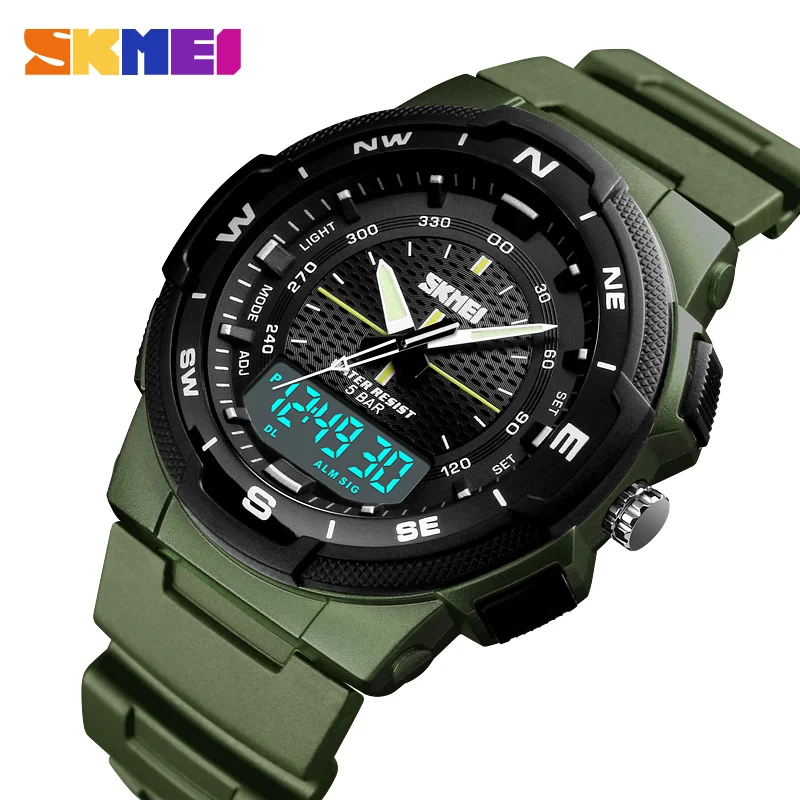  Men  Watch Waterproof Wristwatch LED Clock  Watch Male  masculino 1454 ... - £93.19 GBP