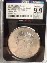 US MINT 225th Anniversary - 2017 D SILVER 1oz Medal AMERICAN LIBERTY - M... - $173.25