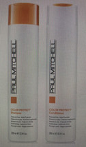 Paul Mitchell Color Care Protect Daily Shampoo &amp; Conditioner Set 10.14 fl oz - £17.20 GBP