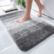 Luxury Rug, Extra Soft and Absorbent Microfiber Rugs, Non-Slip Plush Shaggy Bath - £11.90 GBP