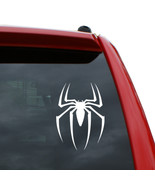 Spiderman / Spider Logo Vinyl Decal | Color: White | 5&quot; tall - £3.89 GBP