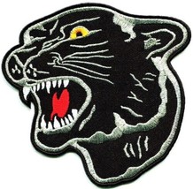 Black Panther 8&quot; Party Back Patch Sewing Iron On Revolutionary Tiger Shi... - £20.99 GBP