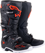 Alpinestars Mens Tech 7 Enduro Boots Black/Red Fluo 8 - £346.12 GBP