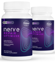 2 Pack Nerve Repair Optimizer, nerve support for neuropathy-60 Capsules x2 - £56.04 GBP