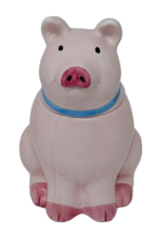 Trans World Prosperity Vintage Pink Ceramic Pig Piggy Cookie Jar RARE - £31.02 GBP