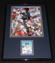 Tommy John Signed Framed 11x17 Photo Display Yankees - £55.52 GBP