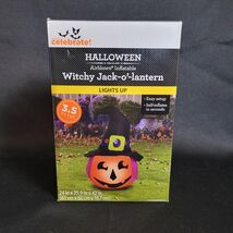 Way To Celebrate Witchy Jack-O-Lantern 3.5 Ft Halloween Airblown Inflata... - $22.76