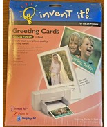 INVENT IT! Greeting Cards Gloss Finish 1/2 Fold - 10 Cards/Envelopes  - $204.32 MXN