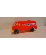  Vintage 80&#39;s Amloid Plastic Police Patrol Van RARE TOY Red Yellow  - $275.50 MXN