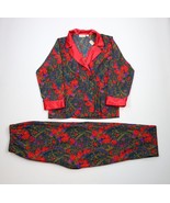 Deadstock Vtg 90s Victorias Secret Womens L 2 Piece Flower Paisley Pajam... - $2,472.87 MXN
