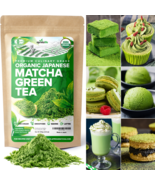 100% ORGANIC JAPANESE MATCHA GREEN TEA POWDER - Premium Grade - 50 Serving - $21.50