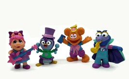 Disney Muppet Babies Rocksplosion 4 Piece Figure Set Miss Piggy Fozzie - £9.29 GBP