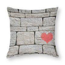Mondxflaur Retro Heart Decorative Pillow Case Covers for Couches Sofas P... - $10.99+