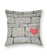 Mondxflaur Retro Heart Decorative Pillow Case Covers for Couches Sofas P... - $10.99+
