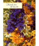 Thanks For All You Do - Thank You Greeting Card - 4584 - $2.79