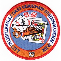 Coast Guard Air Station Atlantic City New Jersey Embroidered 4&quot; Patch - £22.79 GBP