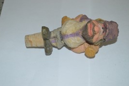 Cork stopper of baseball figure w Bat, ceramic head - $17.99