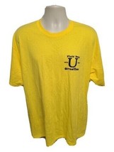 2012 Ursuline School Field Day Battle of TUS Blue &amp; Gold Adult Yellow XL TShirt - £16.23 GBP