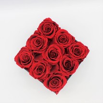 Immortal Fleur 9 Preserved Roses In Box, Love Gift Sympathy Birthday Ann... - $36.81
