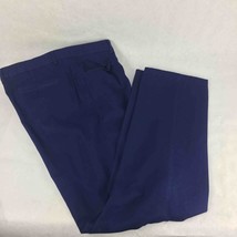 Iceberg Gilmar Mens Dress Pants Blue Flat Front Pockets Zip-Fly Cotton 54 X 33 - £43.20 GBP